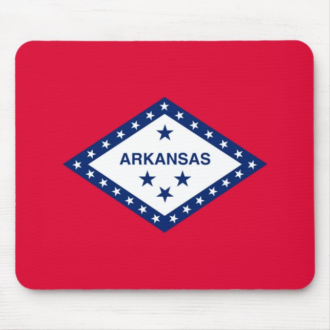 Tapis De Souris Drapeau d'État Arkansas (Devant)