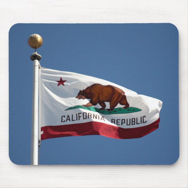 Tapis De Souris Drapeau d'État de Californie (Devant)