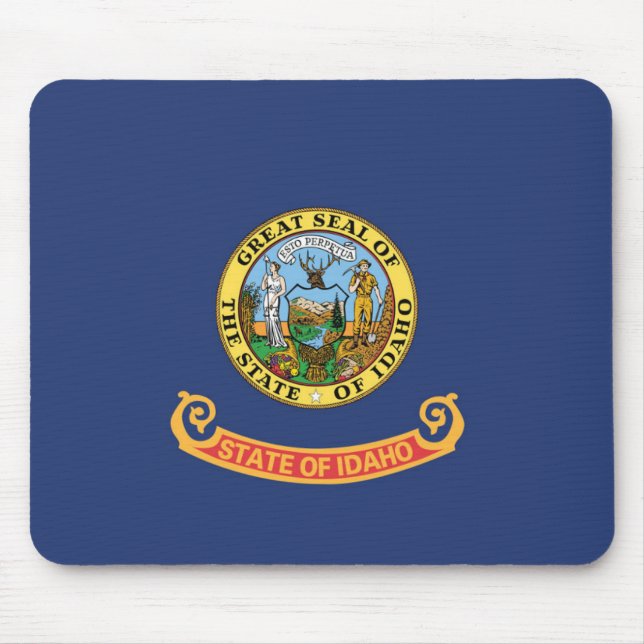 Tapis De Souris Drapeau d'Etat de Idaho, États-Unis (Devant)