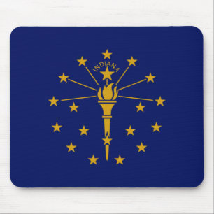 Tapis De Souris Drapeau d'État de l'Indiana
