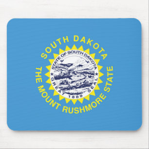 Tapis De Souris Drapeau d'Etat du Dakota du Sud, États-Unis