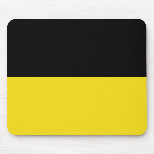 Tapis De Souris Drapeau du Bade-Wurtemberg (État allemand) (Devant)