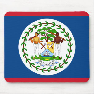 Tapis De Souris Drapeau du Belize