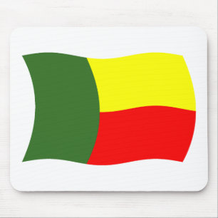 Tapis de souris Drapeau du Bénin