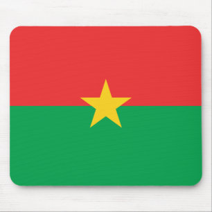 Tapis De Souris Drapeau du Burkina Faso