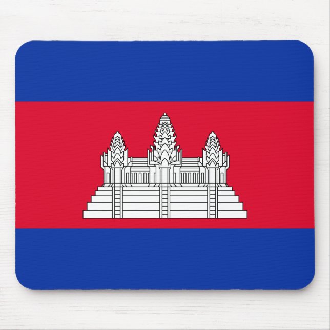 Tapis De Souris Drapeau du Cambodge (Devant)