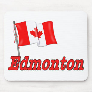 Tapis De Souris Drapeau du Canada - Edmonton