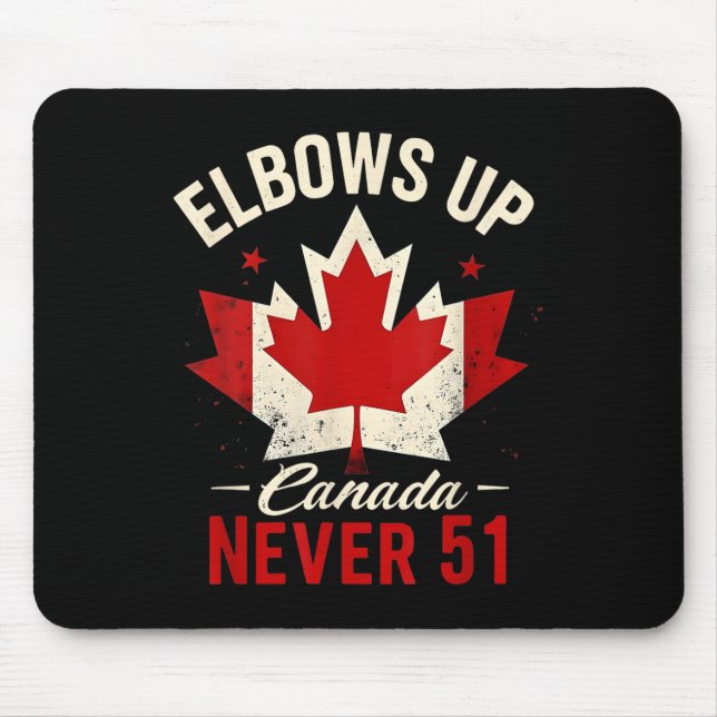 Tapis De Souris Drapeau du Canada Jamais 51 (Devant)