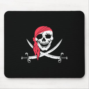 Tapis De Souris Drapeau Du Costume jolly roger Et Calico Jack Hall