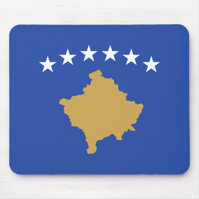 Tapis De Souris Drapeau du Kosovo (Devant)