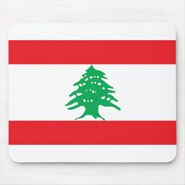 Tapis De Souris Drapeau du Liban (Devant)