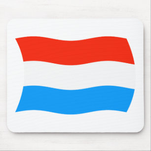 Tapis de souris Drapeau du Luxembourg