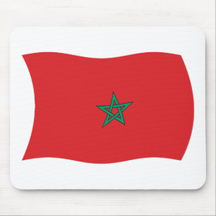 Tapis de souris Drapeau du Maroc