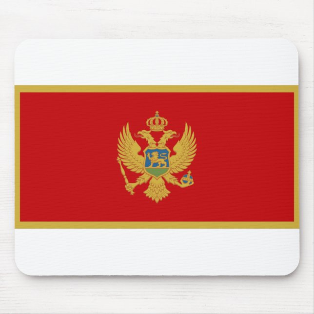 Tapis De Souris Drapeau du Monténégro (Devant)
