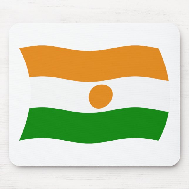 Tapis de souris Drapeau du Niger (Devant)