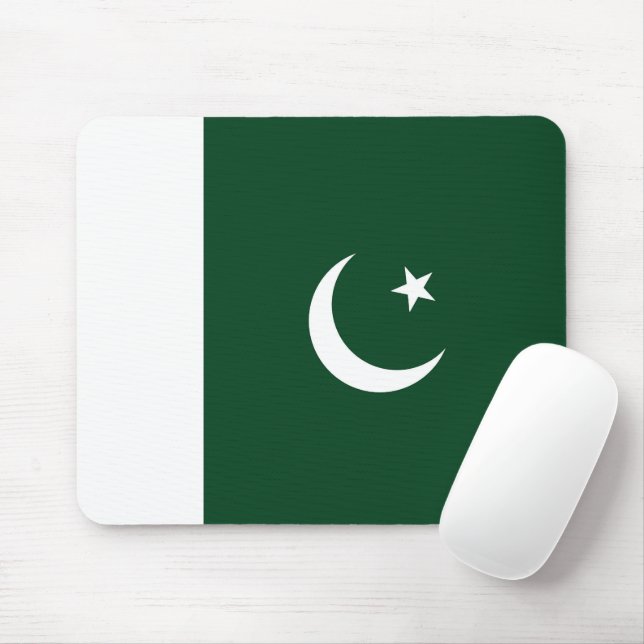 Tapis De Souris Drapeau du Pakistan (Avec souris)
