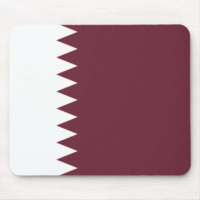 Tapis De Souris Drapeau du Qatar Mousepad (Devant)