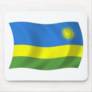 Tapis de souris Drapeau du Rwanda