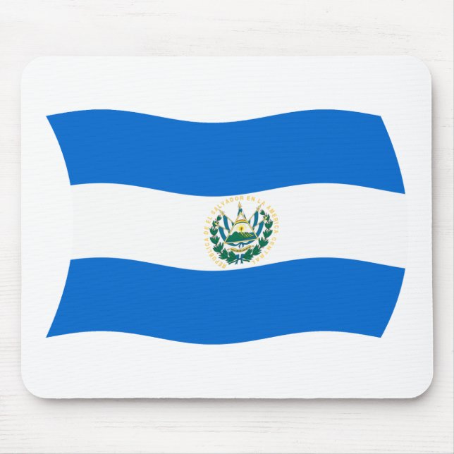 Tapis de souris Drapeau du Salvador (Devant)