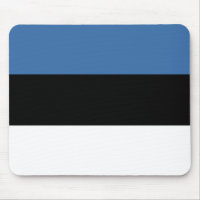 Drapeau estonien Mousepad
