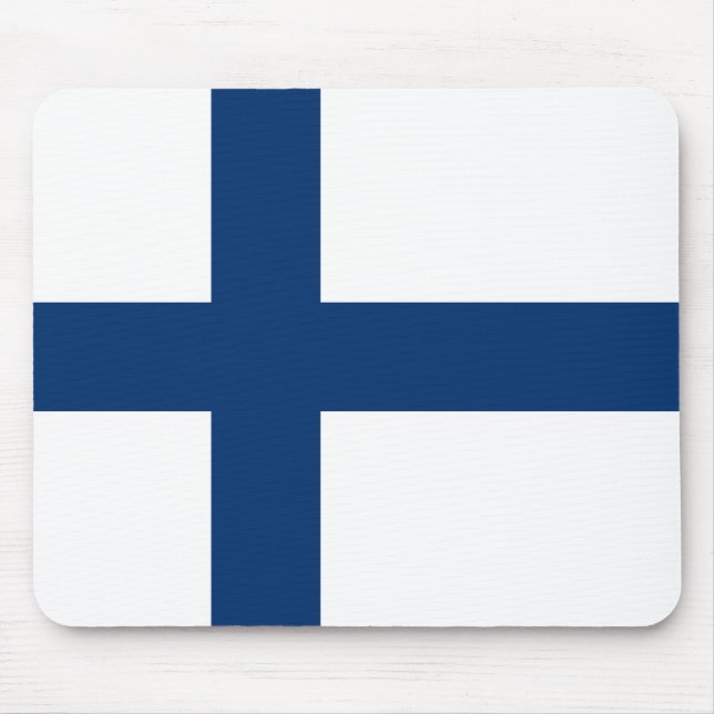 Tapis De Souris Drapeau Finlande (Devant)