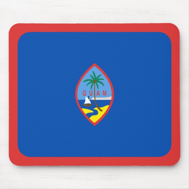 Tapis De Souris Drapeau Guam Mousepad (Devant)