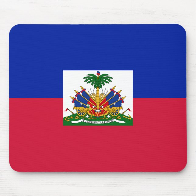 Tapis De Souris Drapeau Haïti (Devant)