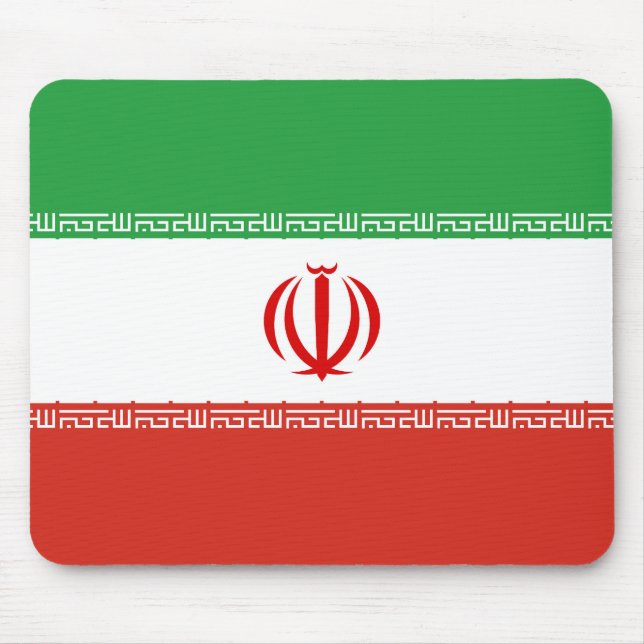 Tapis De Souris Drapeau iranien (Devant)