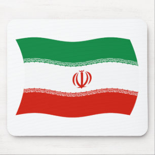 Tapis De Souris Drapeau iranien Mousepad