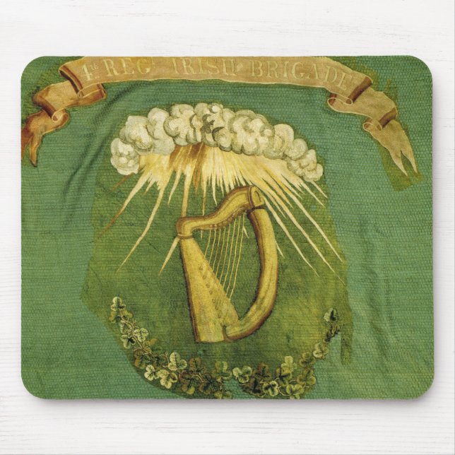 Tapis De Souris Drapeau irlandais de brigade (Devant)