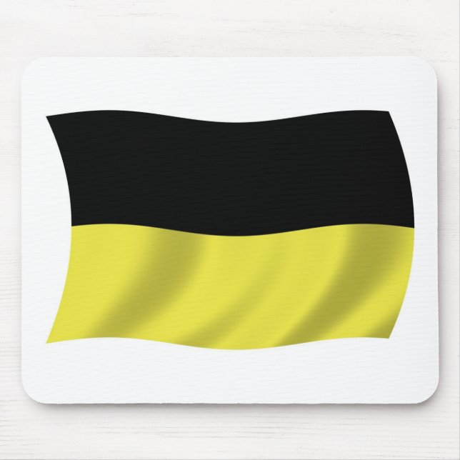Tapis De Souris Drapeau Kashubians Mousepad (Devant)