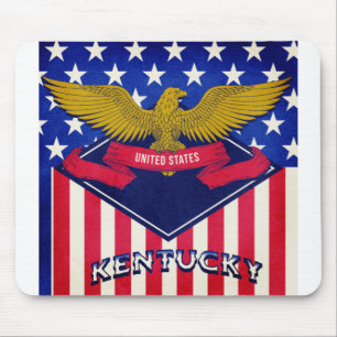 Tapis De Souris Drapeau Kentucky USA