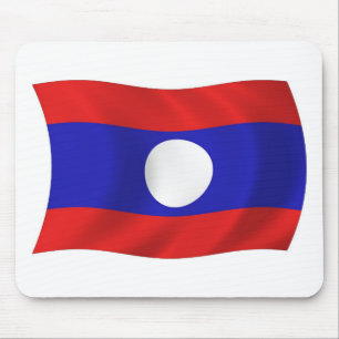 Tapis de souris Drapeau Laos