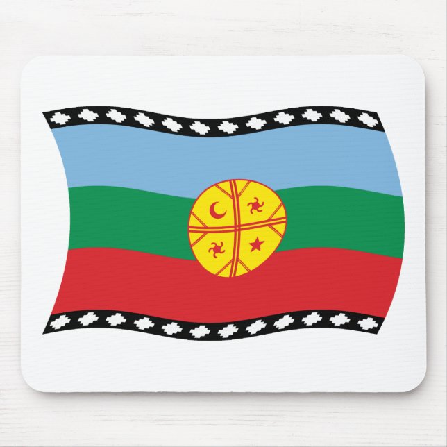 Tapis de souris Drapeau Mapuches (Devant)