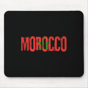 Tapis De Souris Drapeau Marocain Maroc Maillot de Football Pour Ho