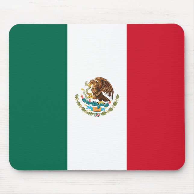 Tapis De Souris Drapeau mexicain (Devant)