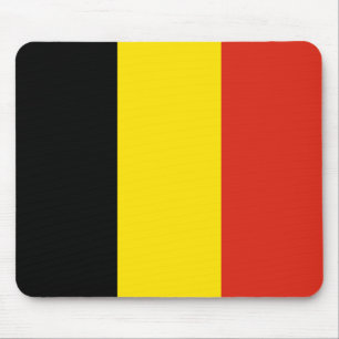 Tapis De Souris Drapeau Mousepad de la Belgique