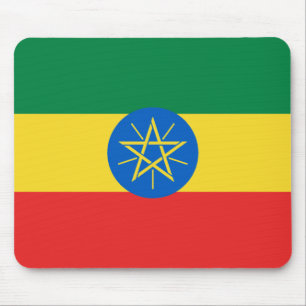 Tapis De Souris Drapeau Mousepad de l'Ethiopie
