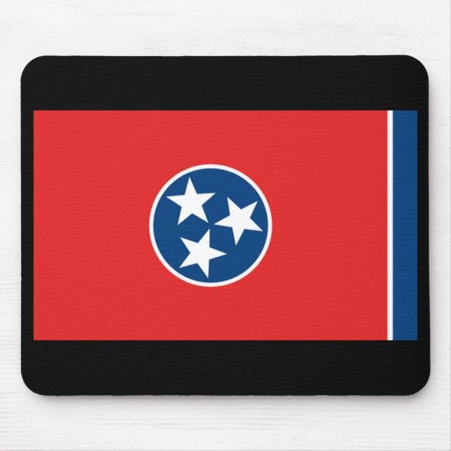 Tapis De Souris Drapeau Mousepad d'état du Tennessee (Devant)