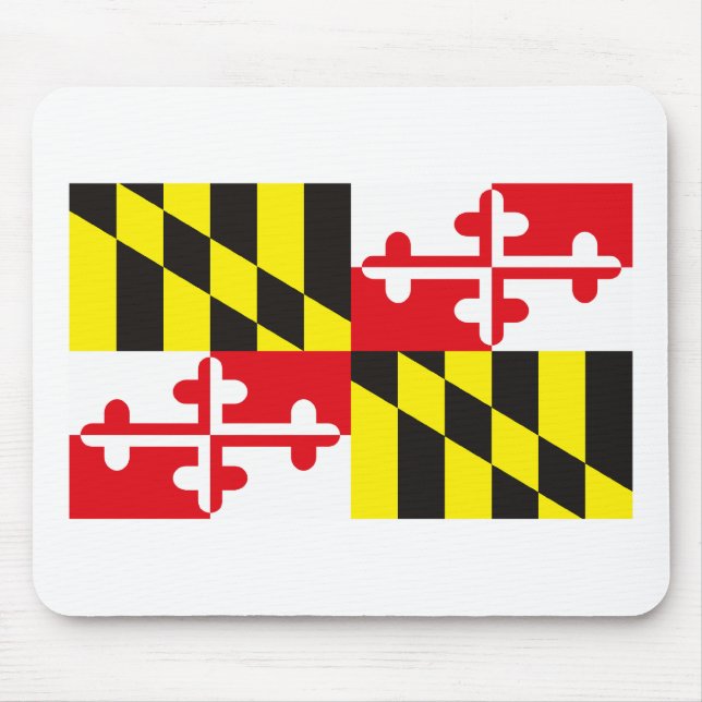 Tapis De Souris Drapeau Mousepad du Maryland (Devant)