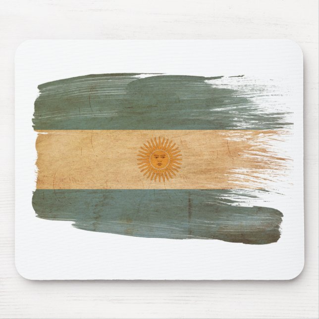 Tapis De Souris Drapeau Mousepads de l'Argentine (Devant)