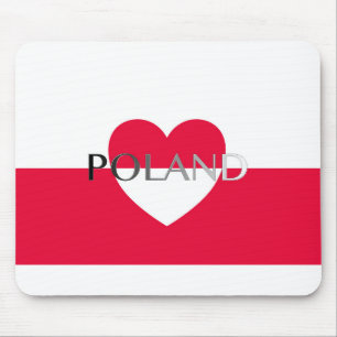 Tapis De Souris Drapeau national de Pologne - Polska - Rzeczpospol