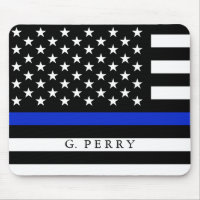 Drapeau nommé personnalisé de police