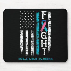 Tapis De Souris Drapeau nous guerrier du cancer