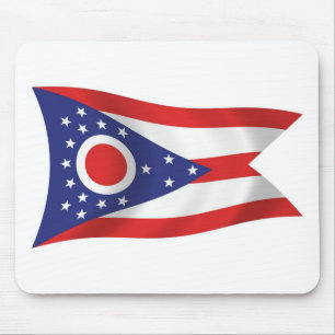 Tapis De Souris Drapeau Ohio Mousepad