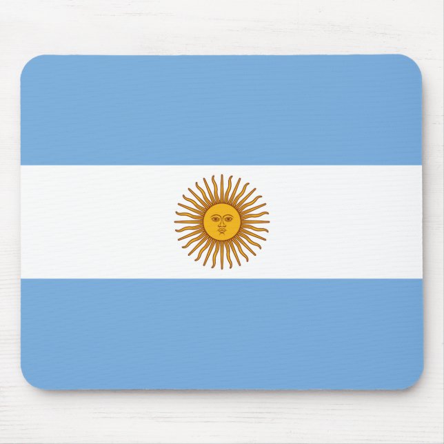 Tapis De Souris Drapeau patriotique argentin (Devant)