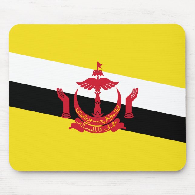 Tapis De Souris Drapeau patriotique de Brunei (Devant)