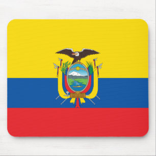 Tapis De Souris Drapeau patriotique de l'Équateur