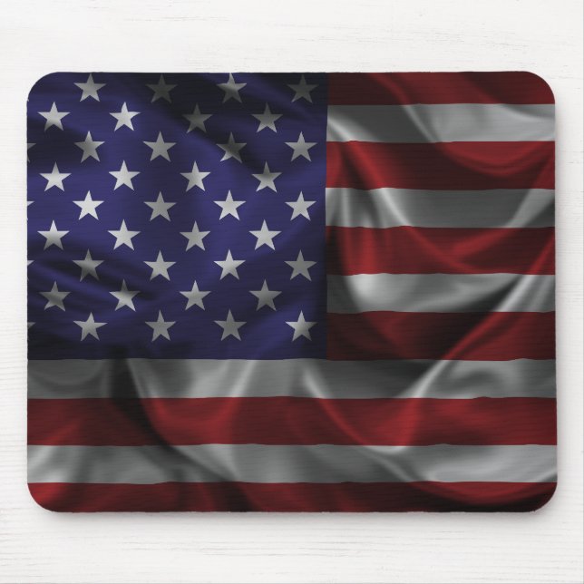 Tapis De Souris Drapeau Patriotique Des États-Unis D'Amérique (Devant)