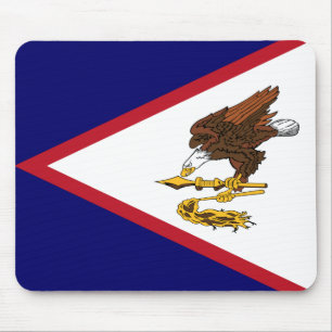 Tapis De Souris Drapeau patriotique des Samoa américaines